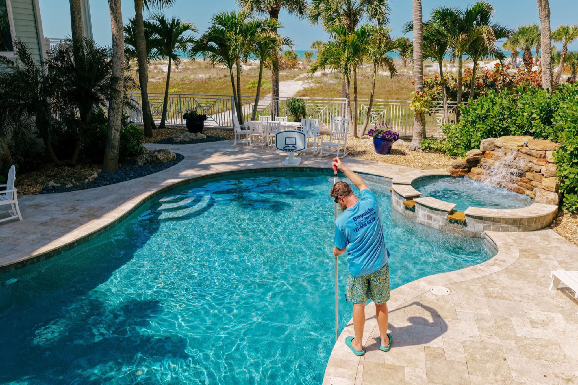 Pool project by Bayside Pool Service