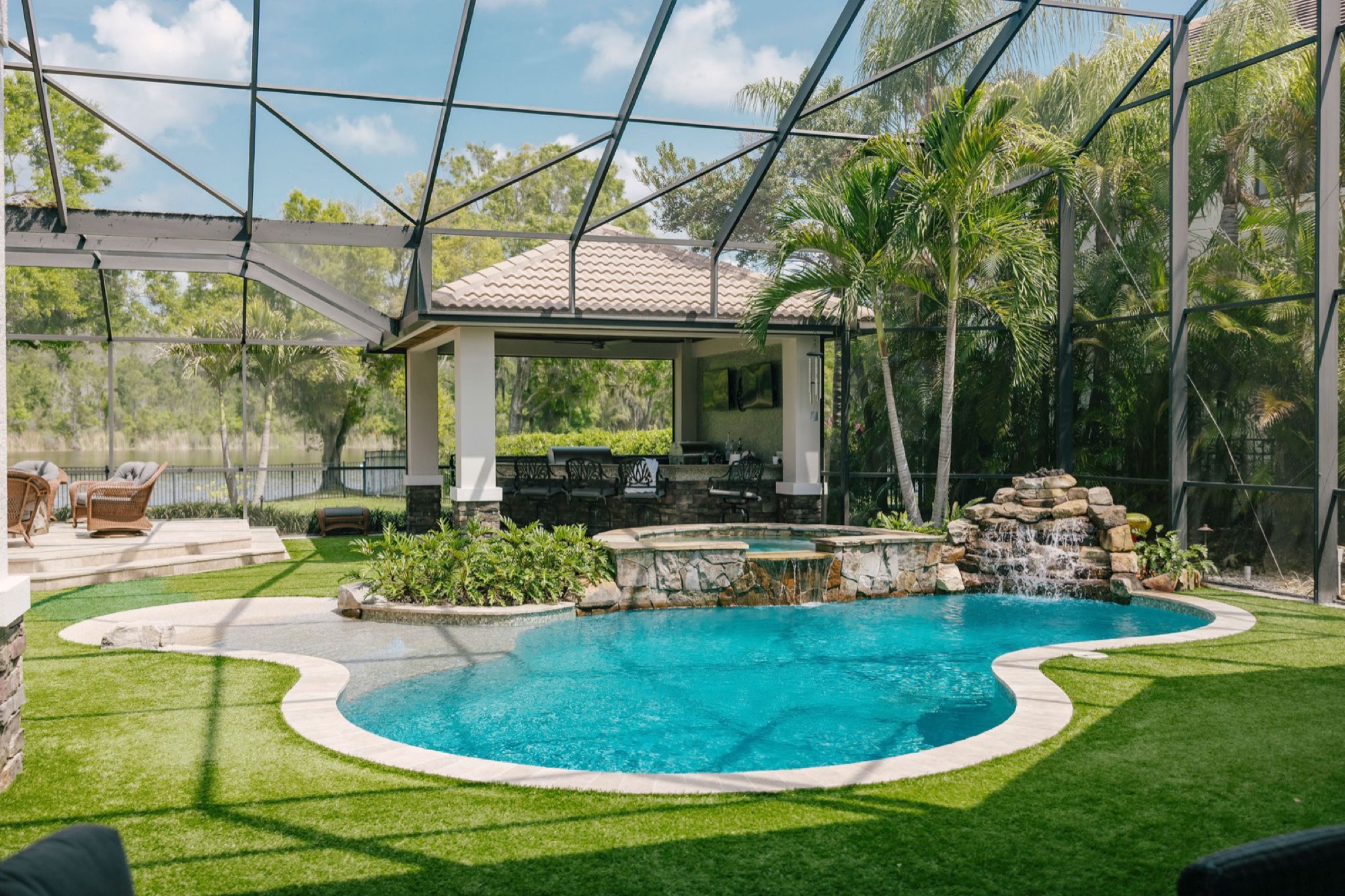 Pool project by Bayside Pool Service