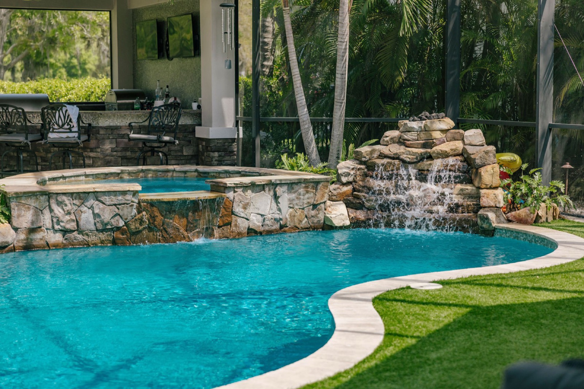 Pool project by Bayside Pool Service