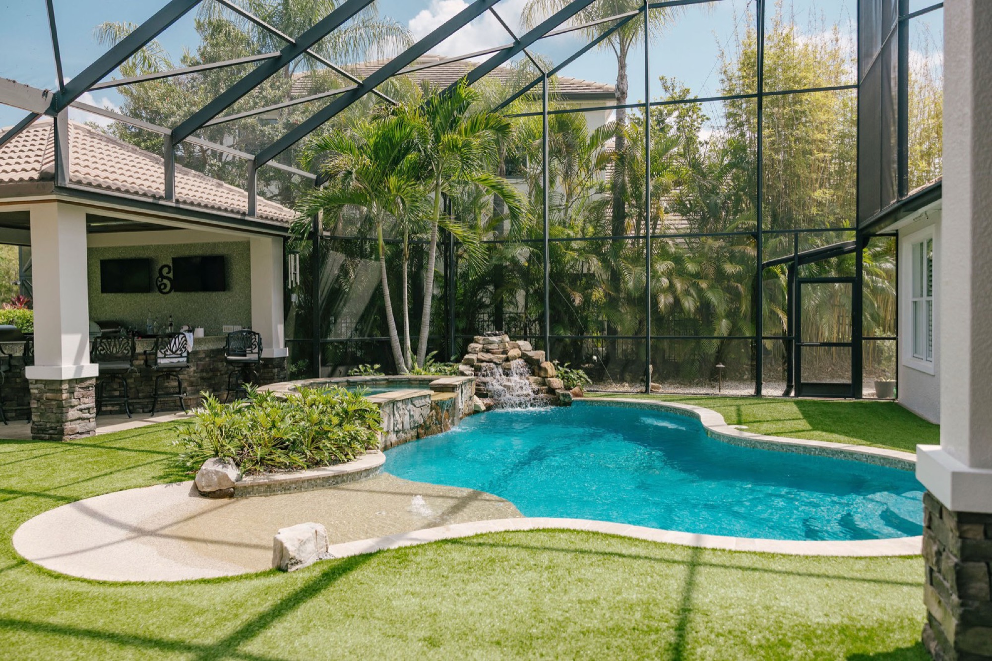 Pool project by Bayside Pool Service