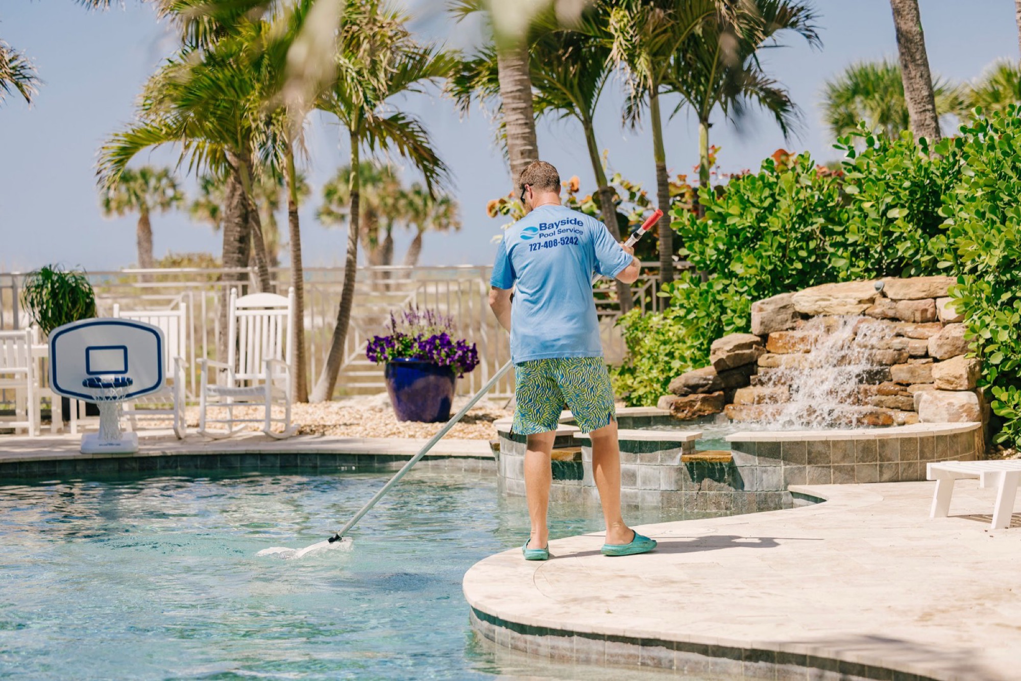 Pool project by Bayside Pool Service